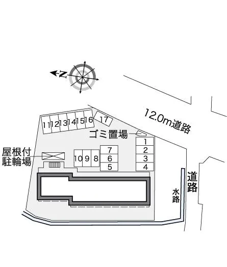 ★手数料０円★揖保郡太子町馬場　月極駐車場（LP）